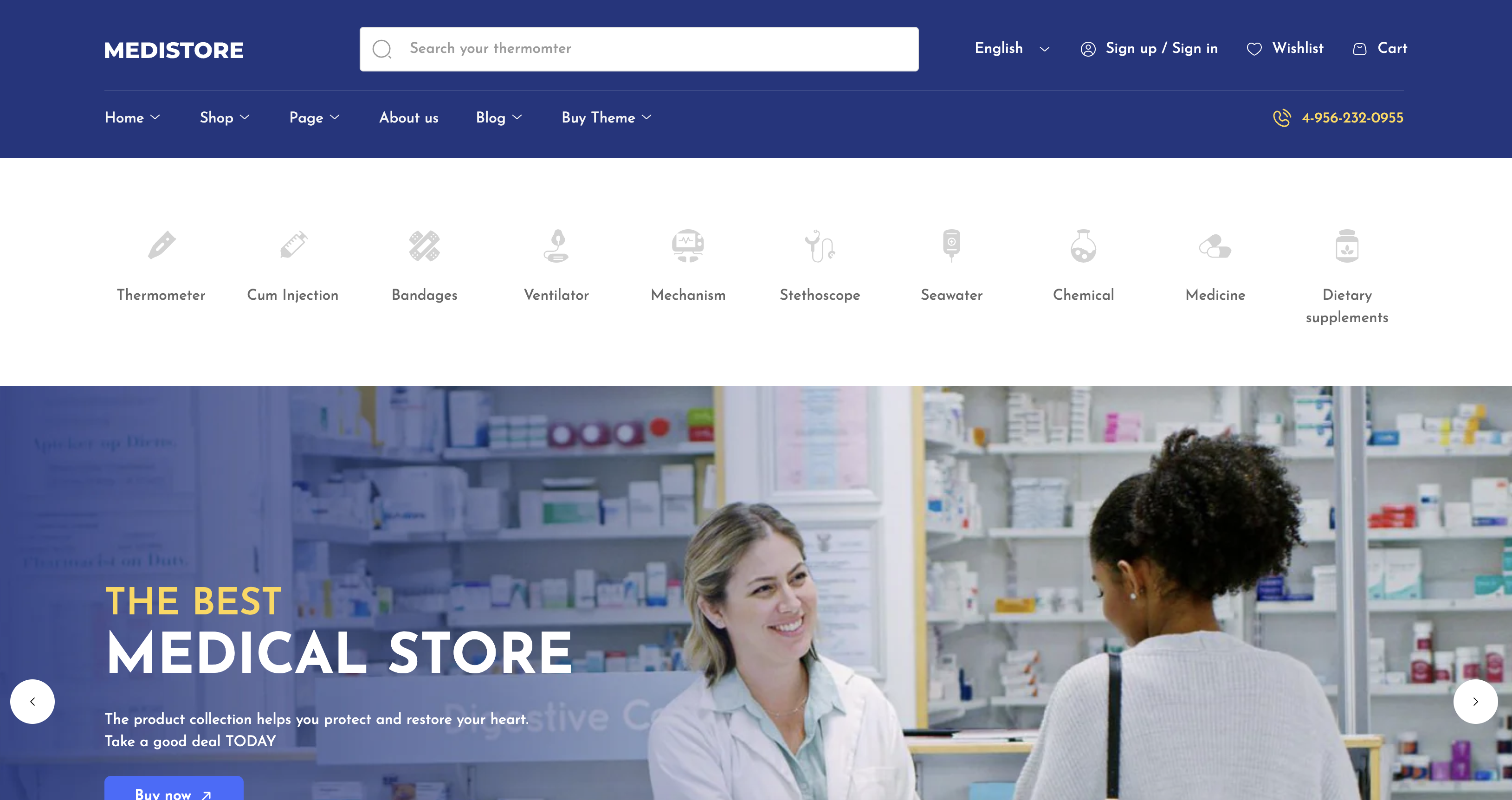 Medistore Web Store